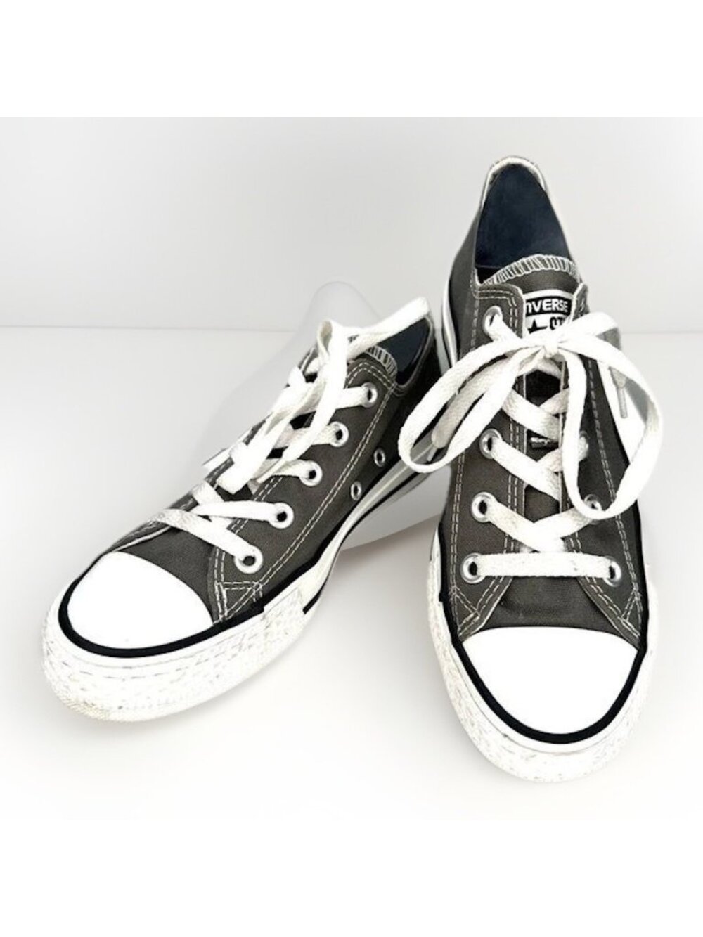 Converse Chuck Taylor All Star Ox Gray Low Top Sneakers Mens 4 Womens 6 Canvas